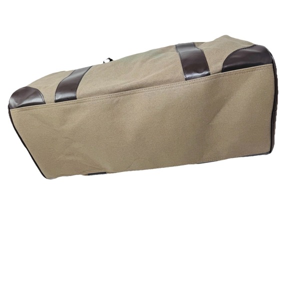 Tellus Weekender‎ Duffle And Gym Bag Sports Olive Brown Shoulder Strap - Picture 5 of 12